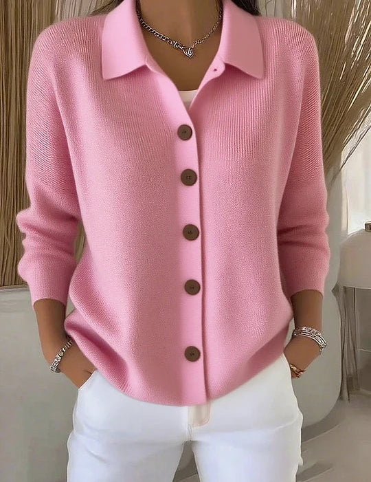 Josephine™ | Suéter de Cuello Alto con Botones en la Parte Frontal