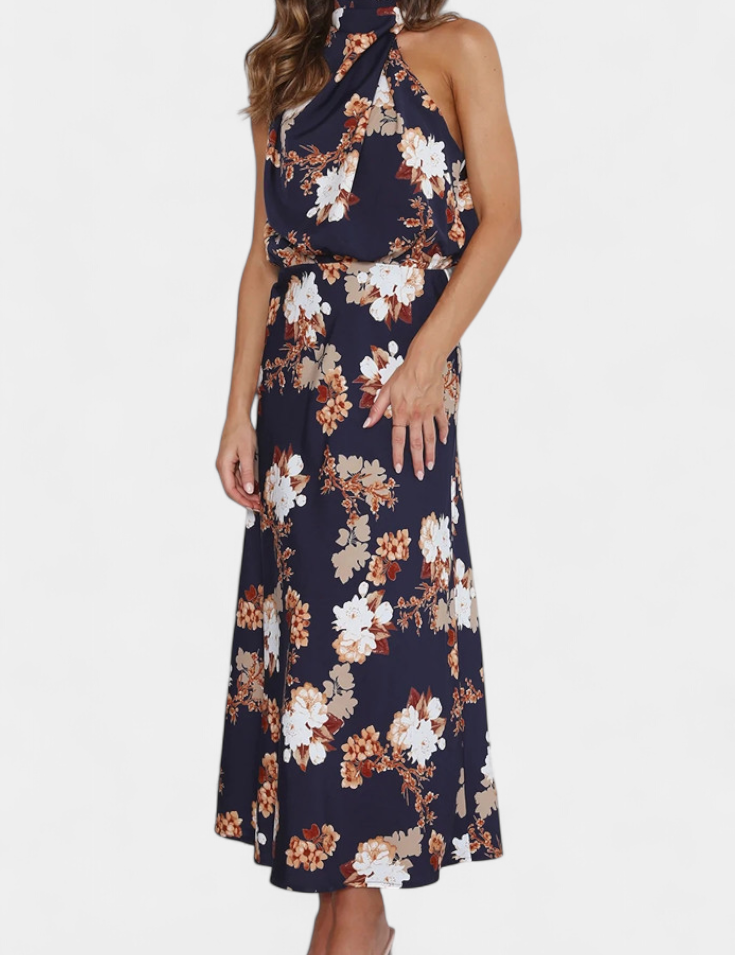 Lisa | Maxi Floral Halter