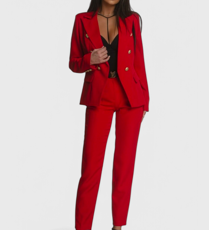 Rosalind Conjunto de Blazer y Pantalones Elegante