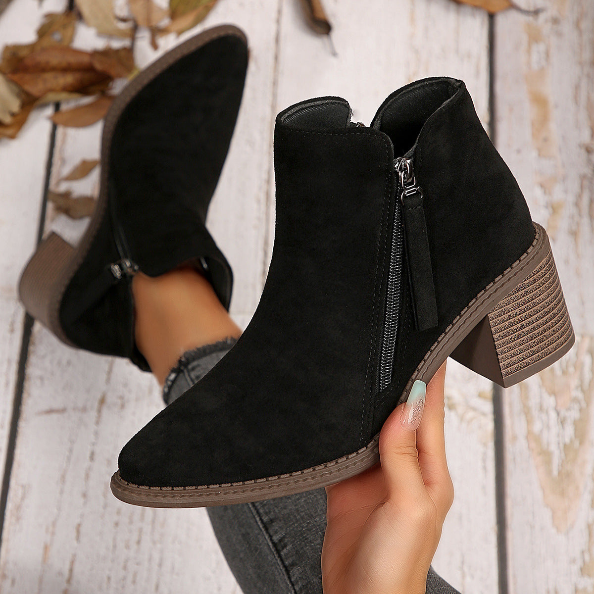 Alicia - Ankle boots suede