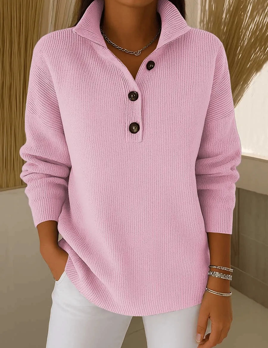 Florencia™ | Suéter Polo de Cuello en V