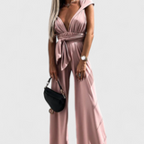 Ivana - Mono de Pierna Ancha con Espalda Cruzada