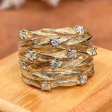 Anillo retro de plata