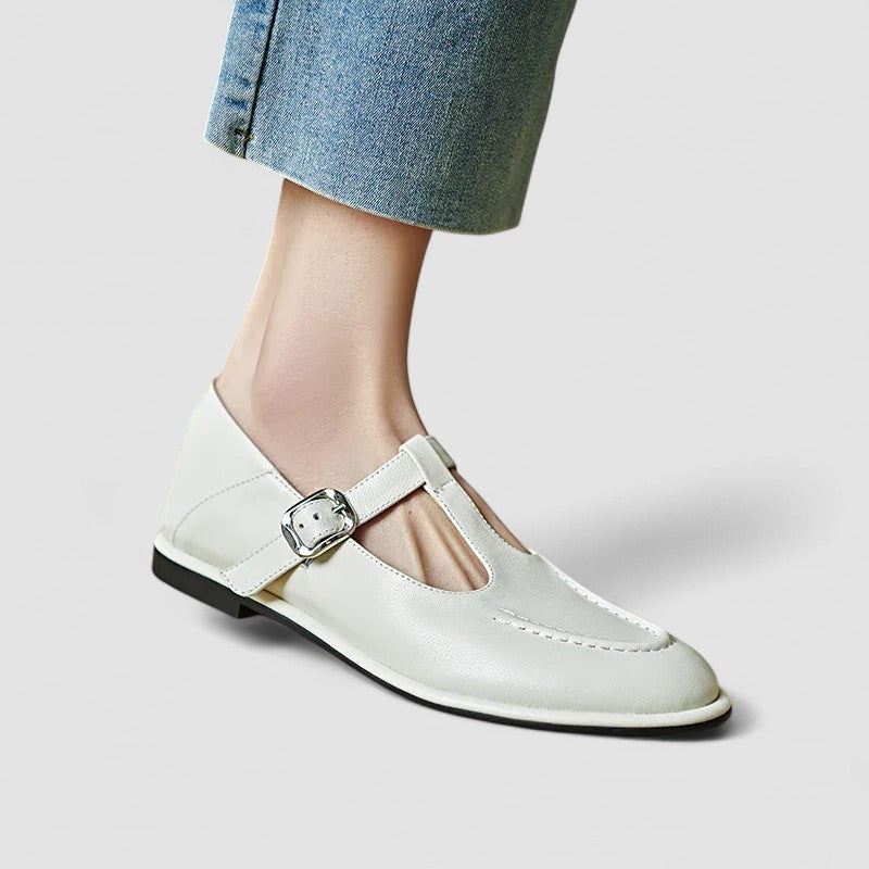 Camila – Zapatos ortopédicos Mary Jane con tacón bajo