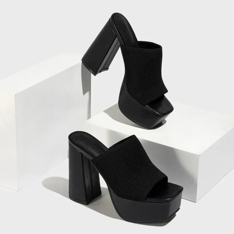Tacones de bloque Penélope