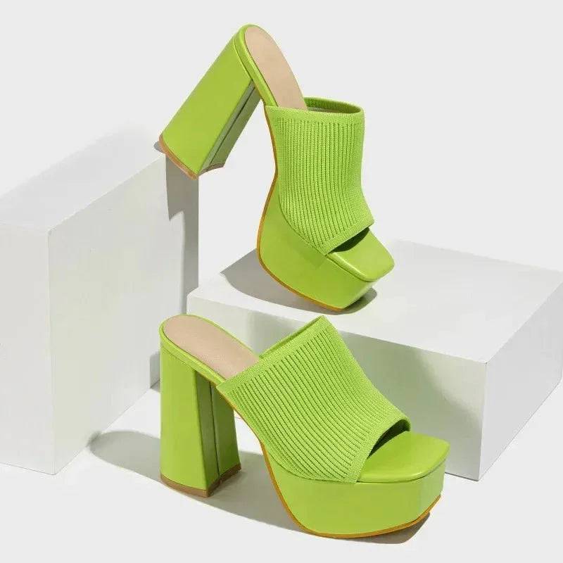 Tacones de bloque Penélope
