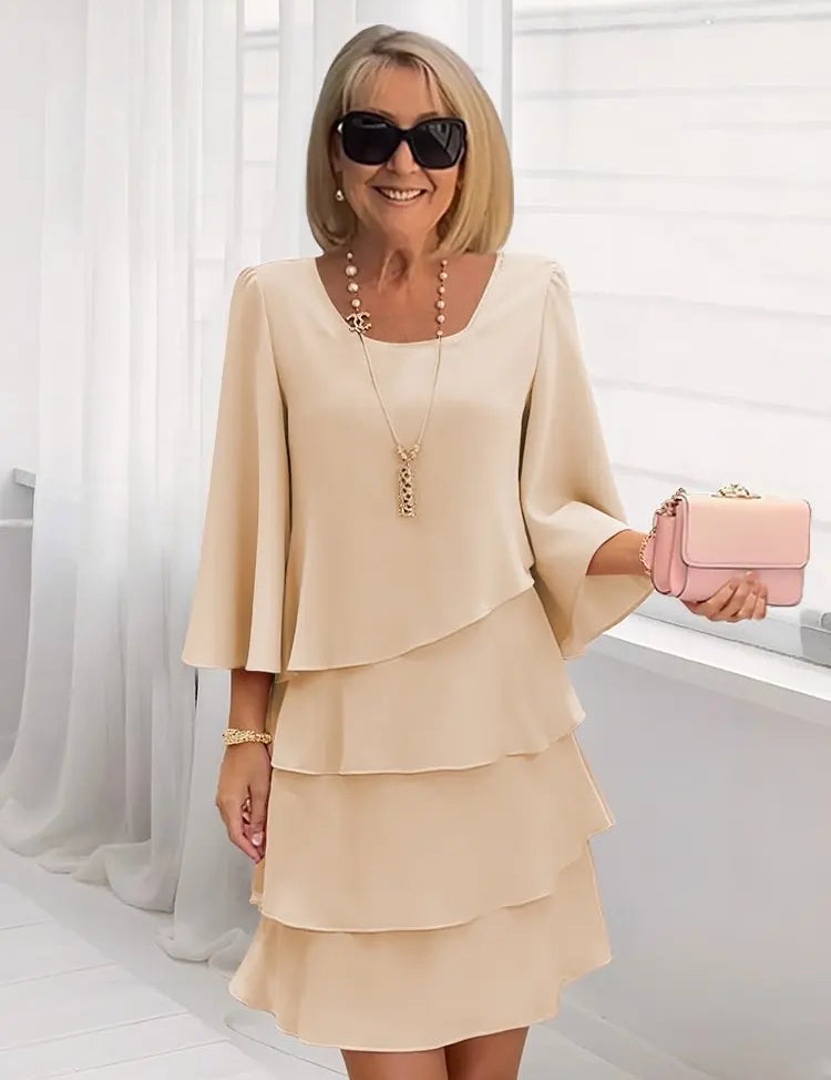 Catherine | Vestido Elegante con Volantes