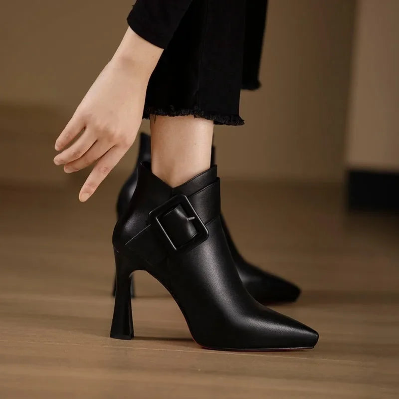 Yolanda | Aveline Buckle Booties
