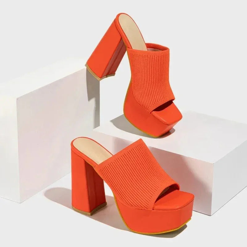 Tacones de bloque Penélope