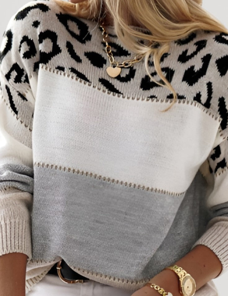 Michela | Suéter Tricot con Motivo Juguetón