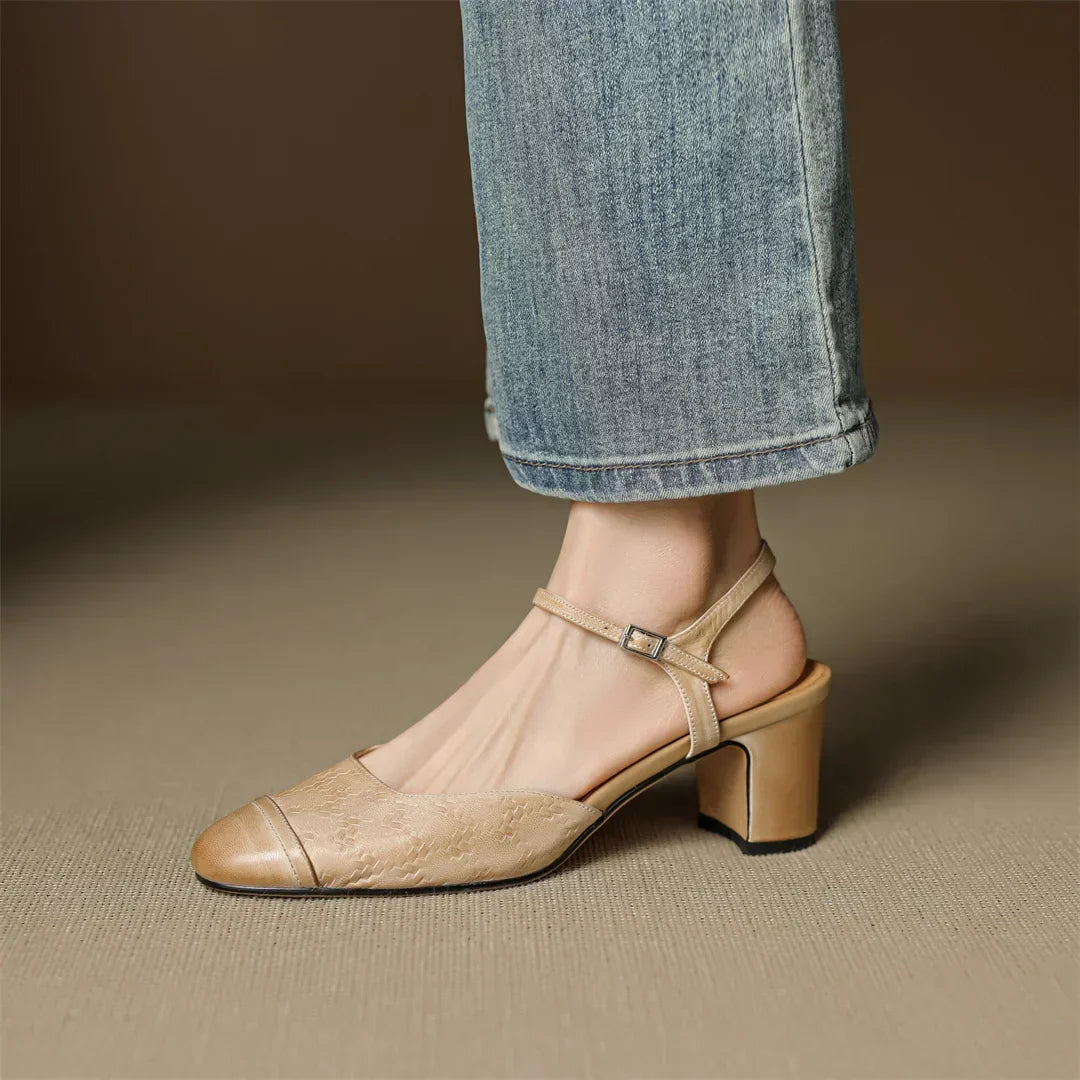 Valery Genuine Leather Heels
