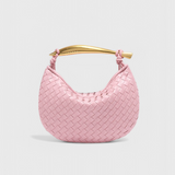 Paola - Bolso Woven con Asa Dorada