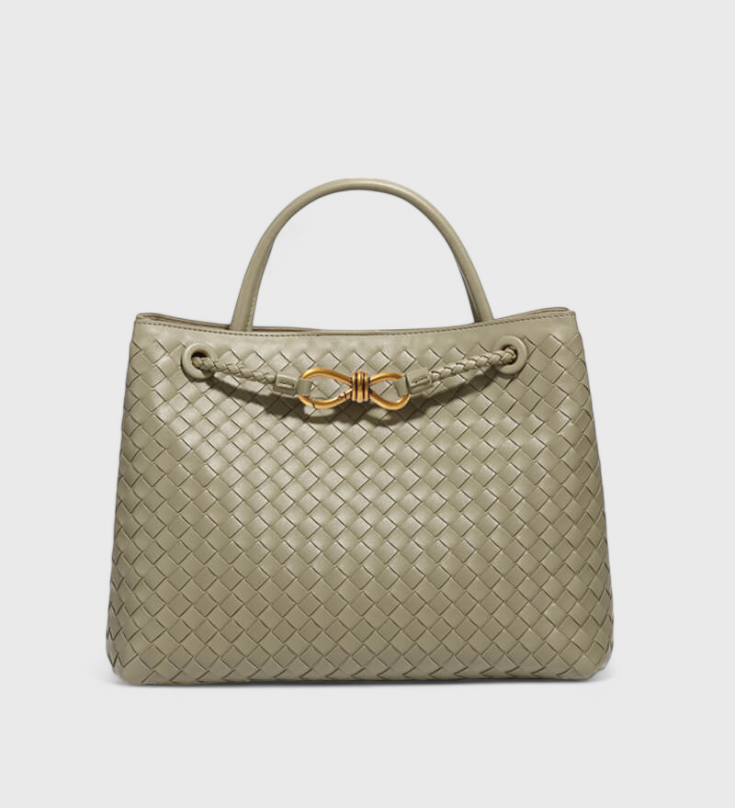 Bolsa diaria tejida índigo