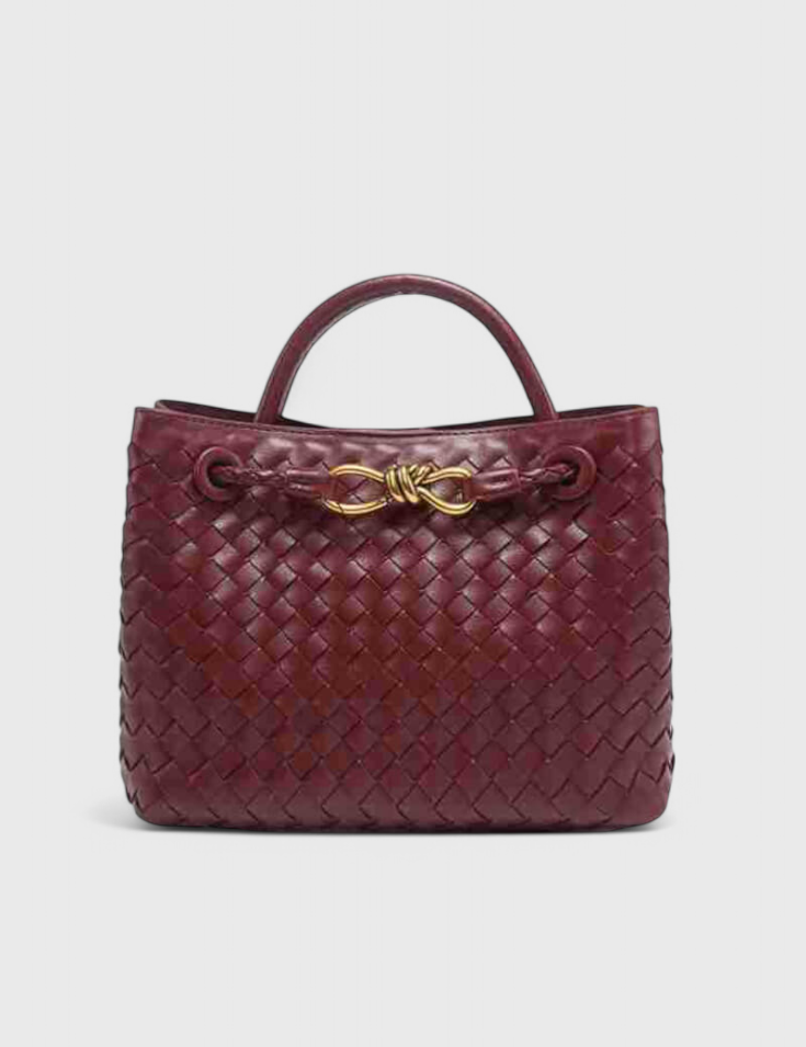 Bolsa Diaria Tejida Índigo