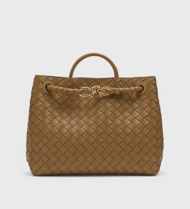 Bolsa diaria tejida índigo