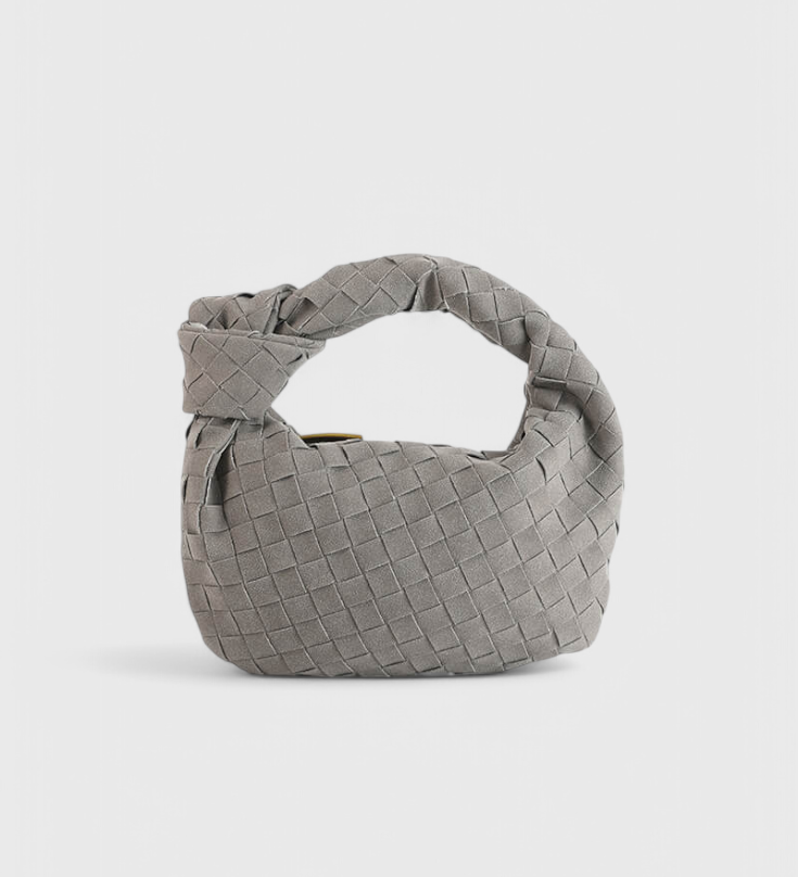 Remi Bolso Mini Woven con Detalle de Nudo