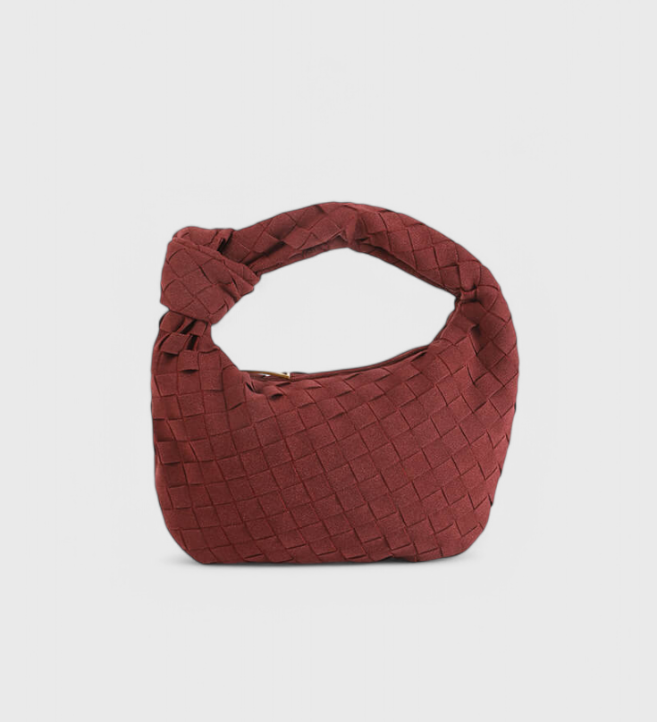 Remi Bolso Mini Woven con Detalle de Nudo