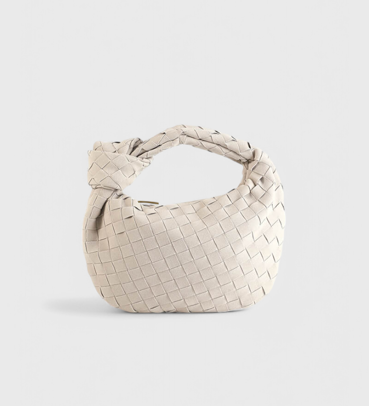 Remi Bolso Mini Woven con Detalle de Nudo