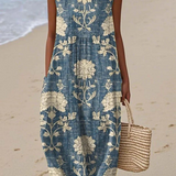 Arlo - Vestido Midi Clásico con Patrón Floral