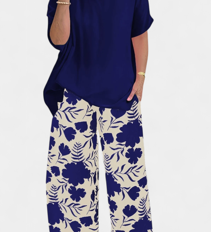 Aivy Two-Piece Floral Relaxed Set