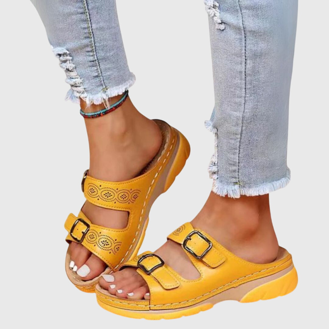 Diora™ | Sandalias de Cuero Ortopédicas