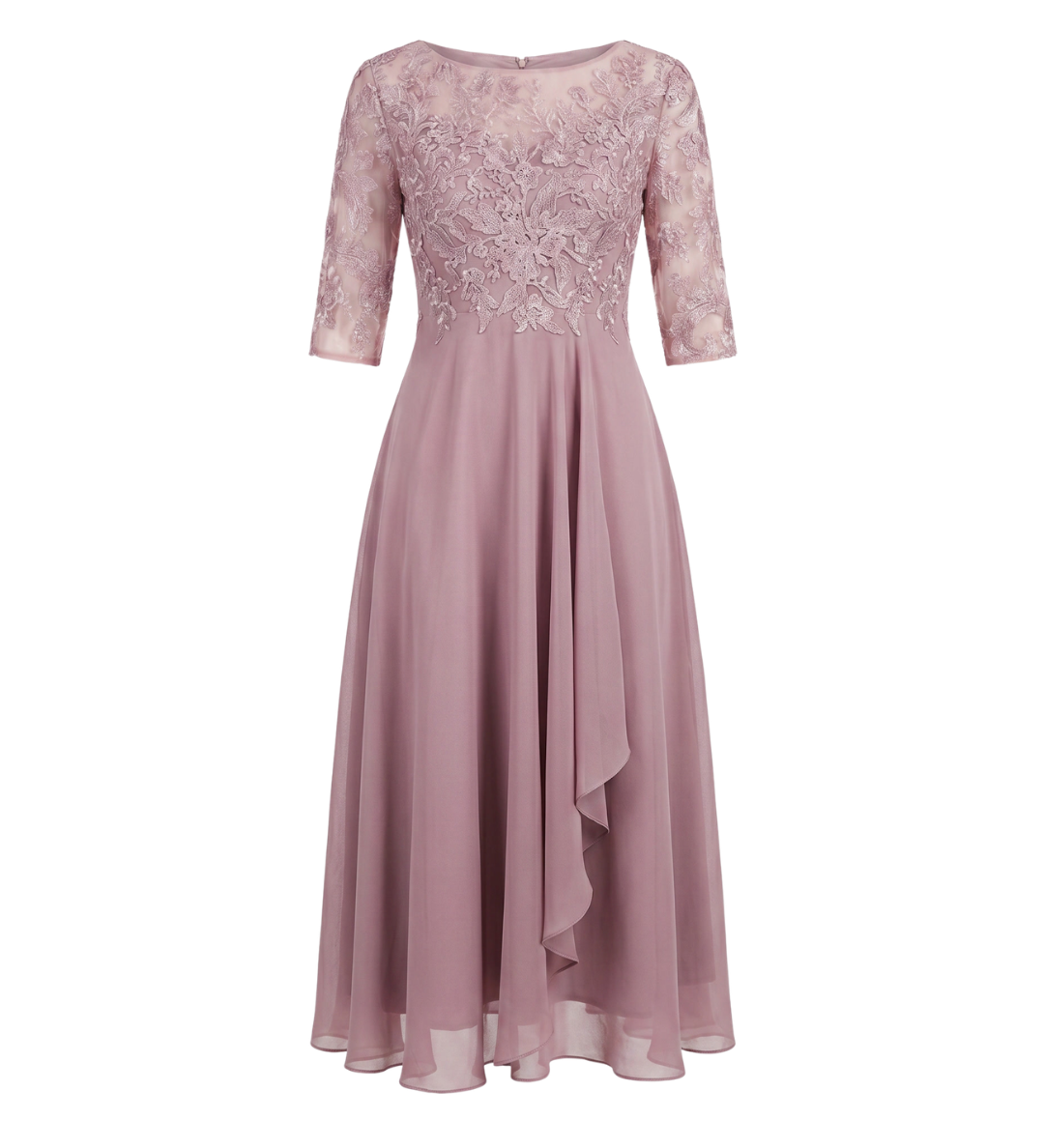 Vestido de Encaje Otoñal