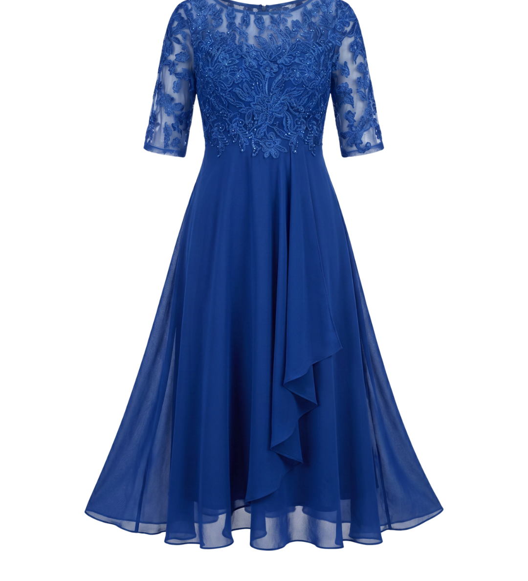 Vestido de Encaje Otoñal