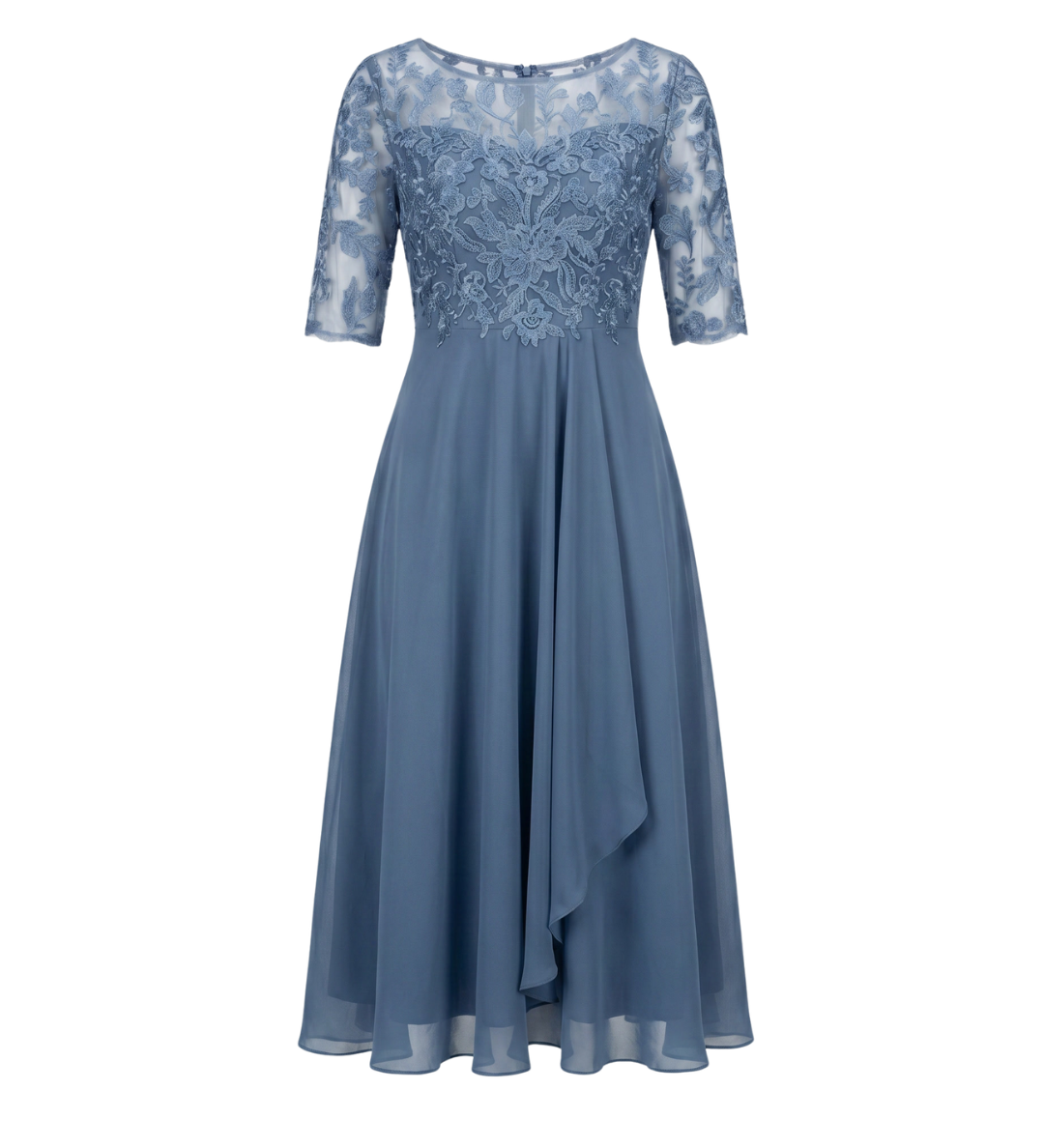 Vestido de Encaje Otoñal