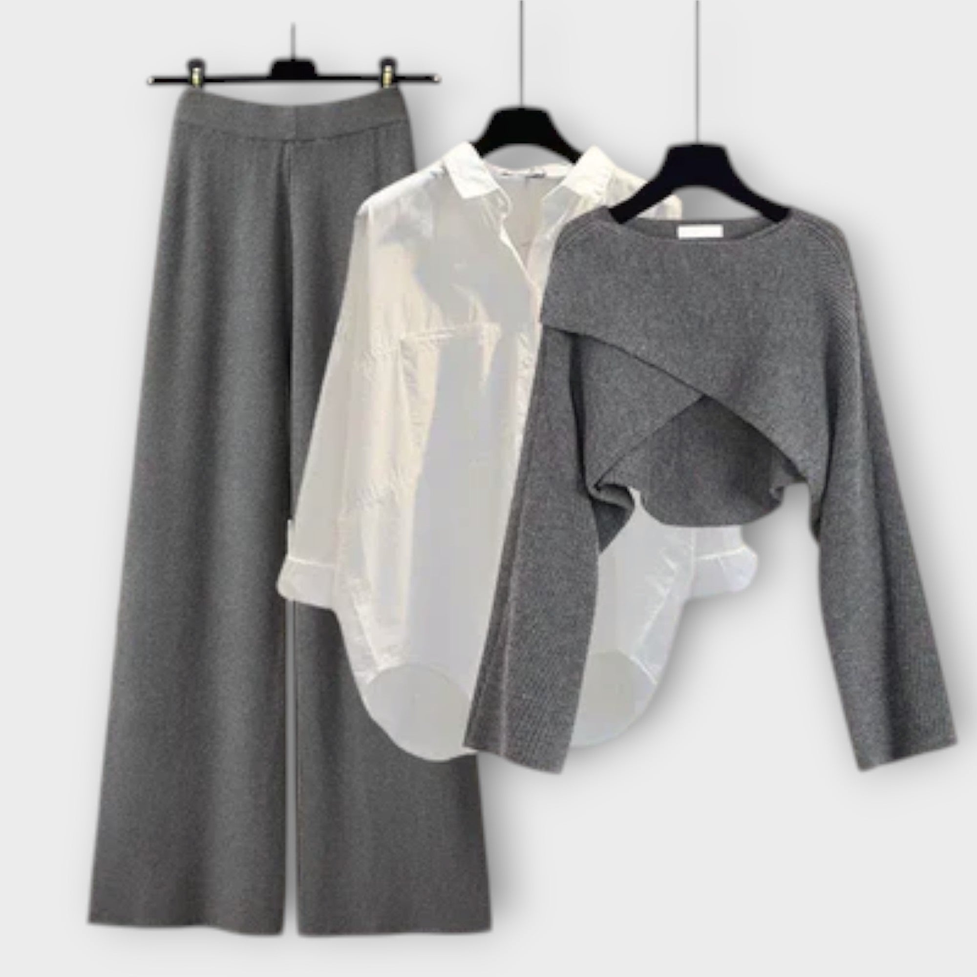 Deni® | Conjunto Cómodo de Tres Piezas
