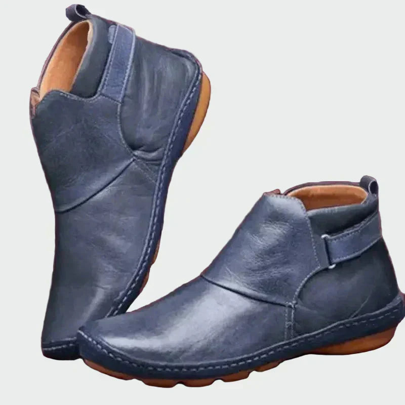 Leather orthopedic booties
