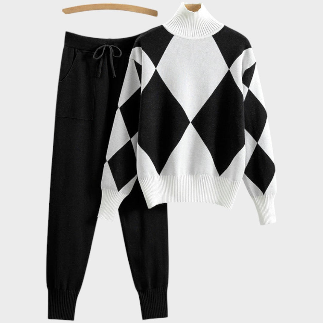 Mannu | Conjunto de Suéter y Pantalón de Punto Ligero