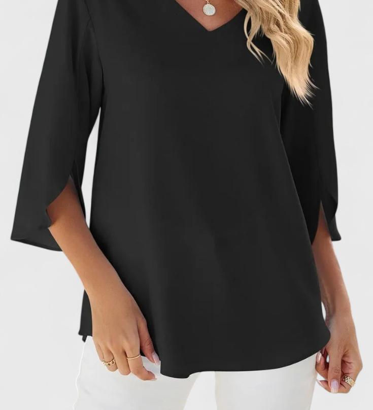 Tabitha Blusa Casual con Corte Suelto y Estilo Sofisticado