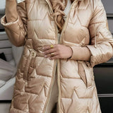 Nora - Abrigo Elegante de Invierno con Capucha y Acolchado