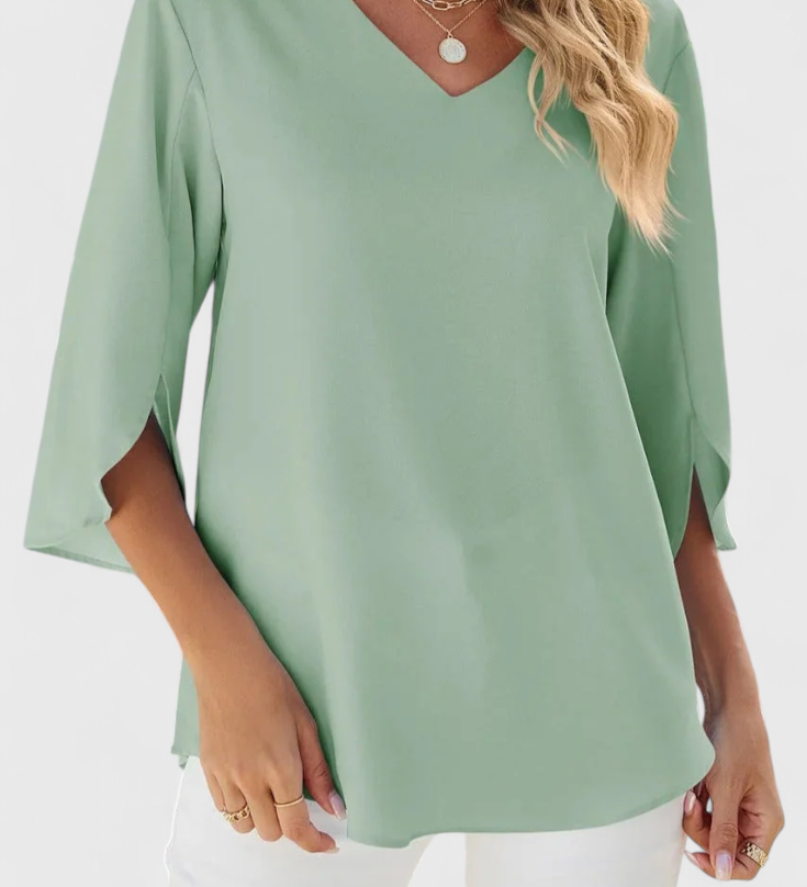 Tabitha Blusa Casual con Corte Suelto y Estilo Sofisticado