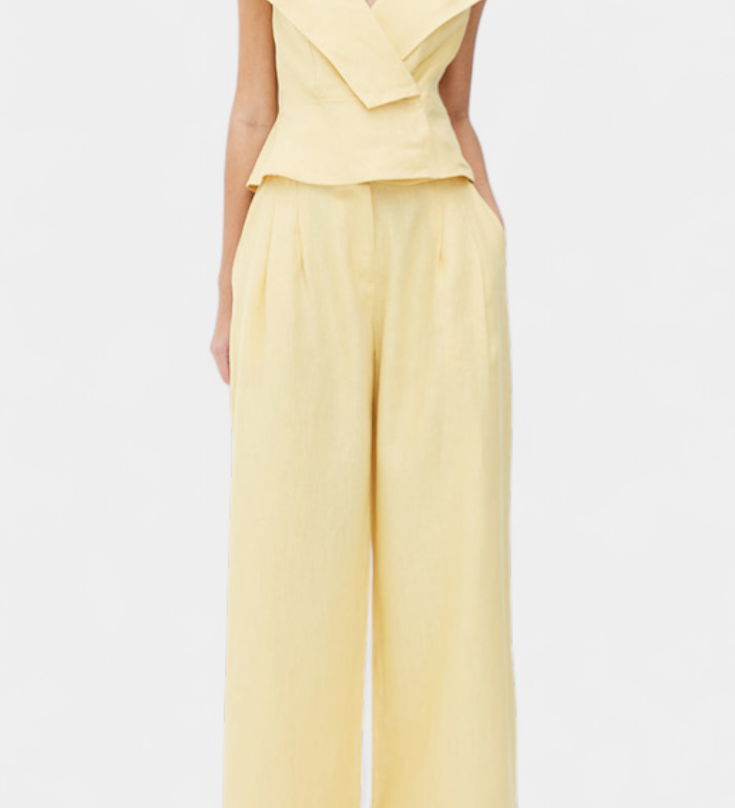 Hayden Asymmetrical Top and Palazzo Pants Set