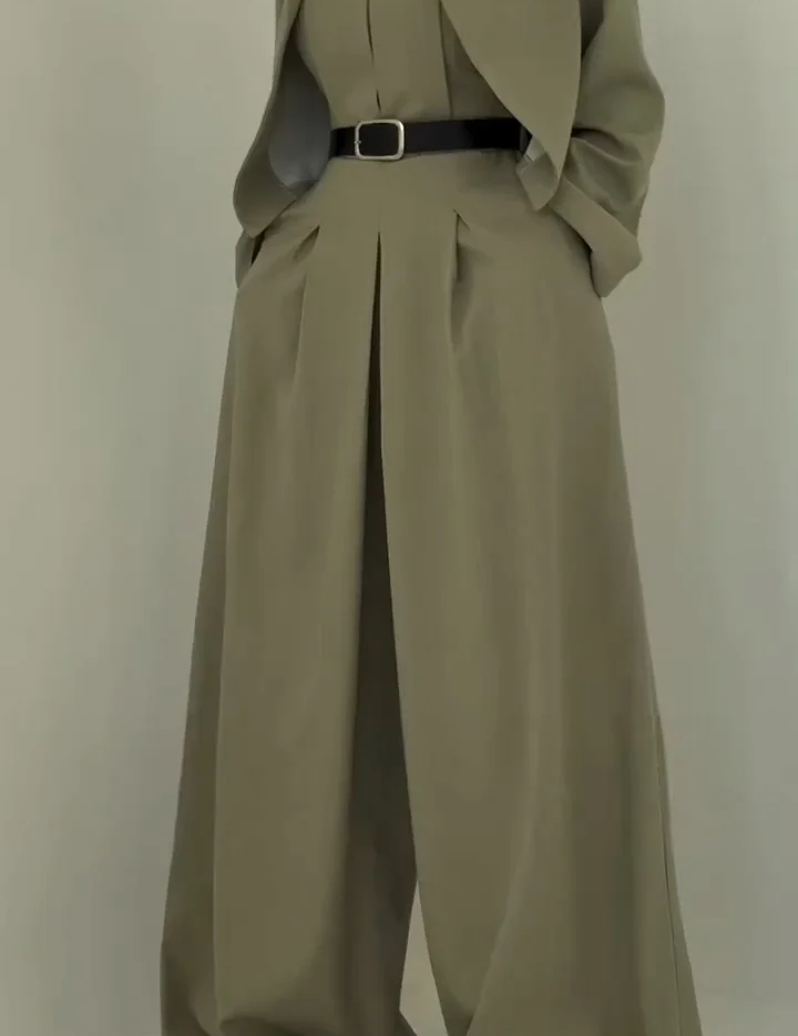 Julia Traje para Mujer - Chaqueta Oversize + Mono Bustier