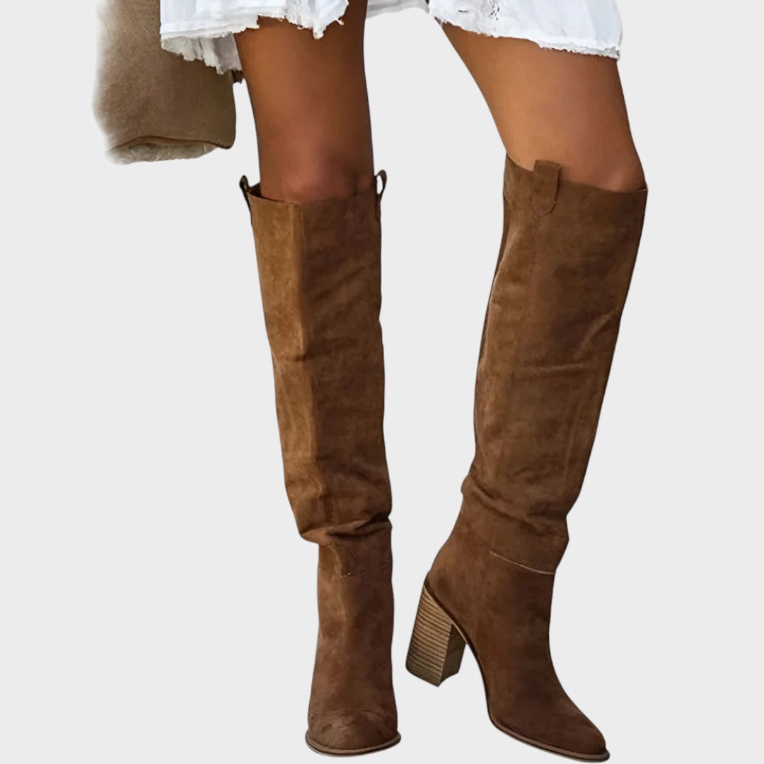 Diane | Botas Altas de Ante