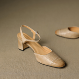 Tacones de Cuero Auténtico Valery