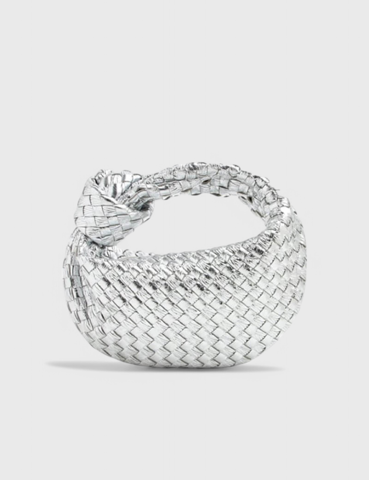 Sage Bolso Satchel Mini Woven
